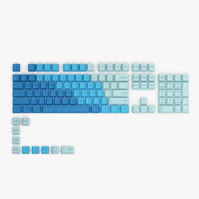 NEW Glorious GPBT ANSI Sublimated Mechanical Keyboard Keycaps (Ocean) 114-Keys
