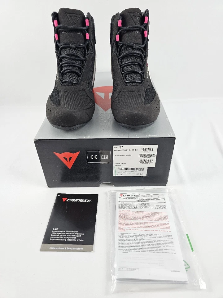 Dainese Motorshoe JB D-WP Ladies Sports Urban Touring Waterproof Short Boots Siz - Image 3 of 4