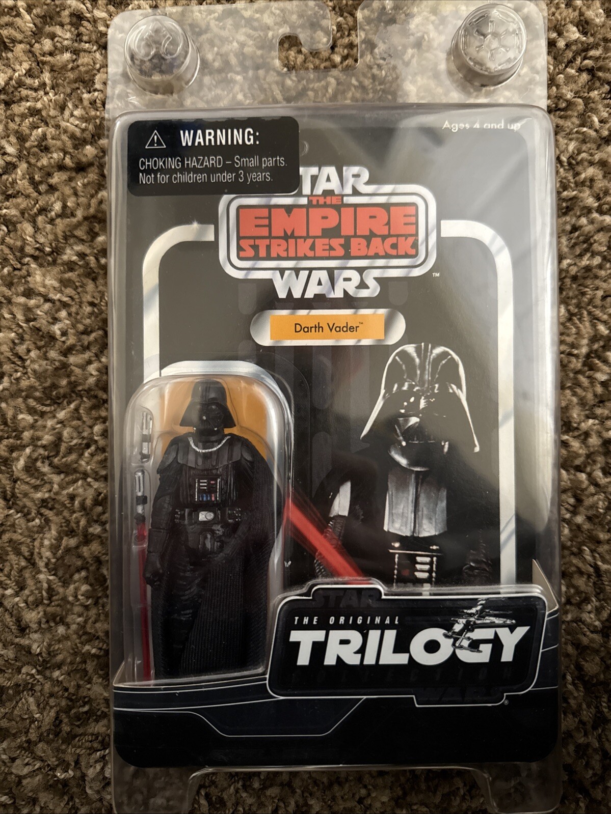 Star Wars Darth Vader Empire Strikes Back Action Figure by Hasbro 2004