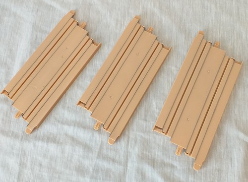 Micro Scalextric Track Short 15cm x3 Straight Beige 1:64 Scale L7551 Used Gift - Picture 3 of 16