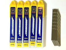 50 Pcs Replace Snap Off Blades 30° For OLFA Knife Cutter 9mm Carbon Steel Razor