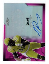 JAYDEN PEEVY 2017 Leaf Metal US Army All American Pink AUTO /20 PANTHERS