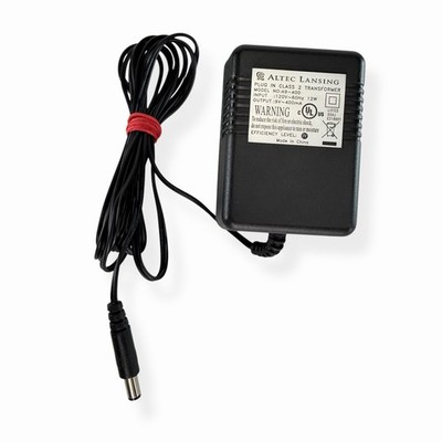 ALTEC LANSING Plug In Class 2 TRANSFORMER Model A9-400
