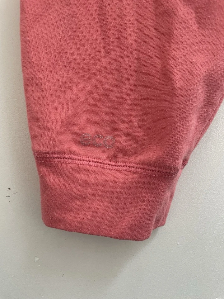 Calça jogger feminina esplêndida rosa liso poliéster macio algodão cintura ajustável M - Imagem 4 de 4