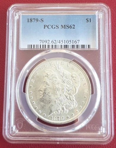 1879-S U.S. $1 Morgan Silver Dollar PCGS MS62