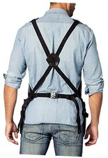 Tool Apron   Magnetic Tool Holder   Heavy Duty Oxford Canvas   Cross-Back Gray
