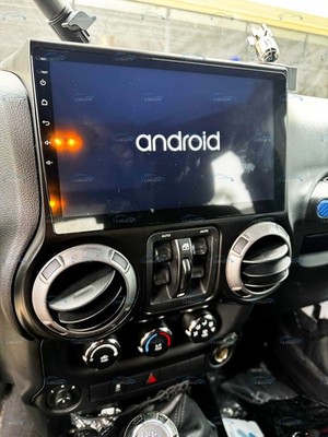 2+32GB Car Stereo Android 15 Radio GPS Navi CarPlay For Jeep Wrangler 2011-2014
