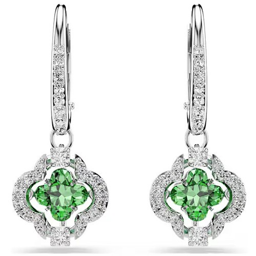 SWAROVSKI ORECCHINO RIGIDO MP UNA CLOVER GREEN 5758001
