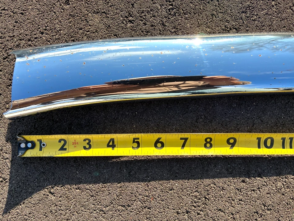 1963 1964 1965 FORD FALCON HARDTOP INTERIOR WINDSHIELD MOULDINGS TRIM SET 3PCS. Foto 2 de 4