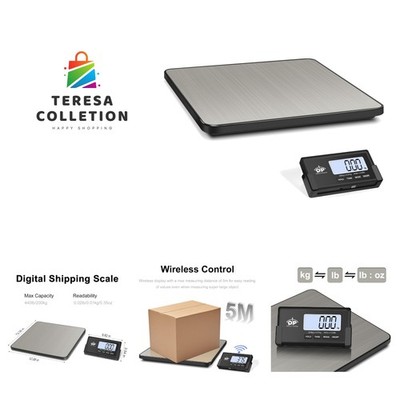 Shipping Scale, 440 lb/0.35 oz High Accuracy Digital Postal Scale, Postage Sc...
