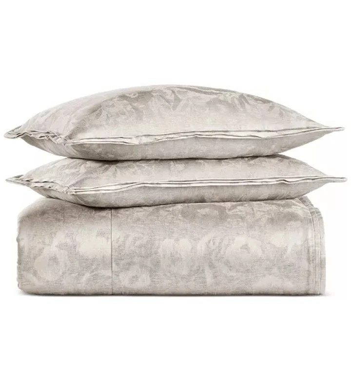 Hotel Collection «Тень цветочный» 3 шт. королева пододеяльник комплект с накидками, жаккард, новый без ЯРЛЫКОВ - Изображение 3 из 4