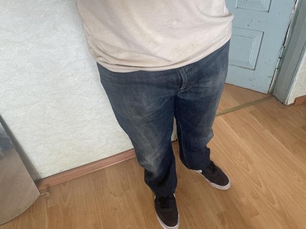 Men Hugo Boss Jeans Navy Denim W36L34
