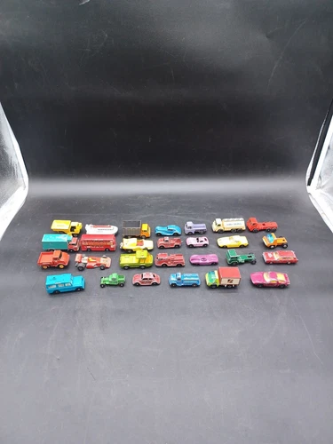 Mixed Lot of 27 1950s To 1970s Vehicles  Matchbox Lesney, Tootsie, Playart