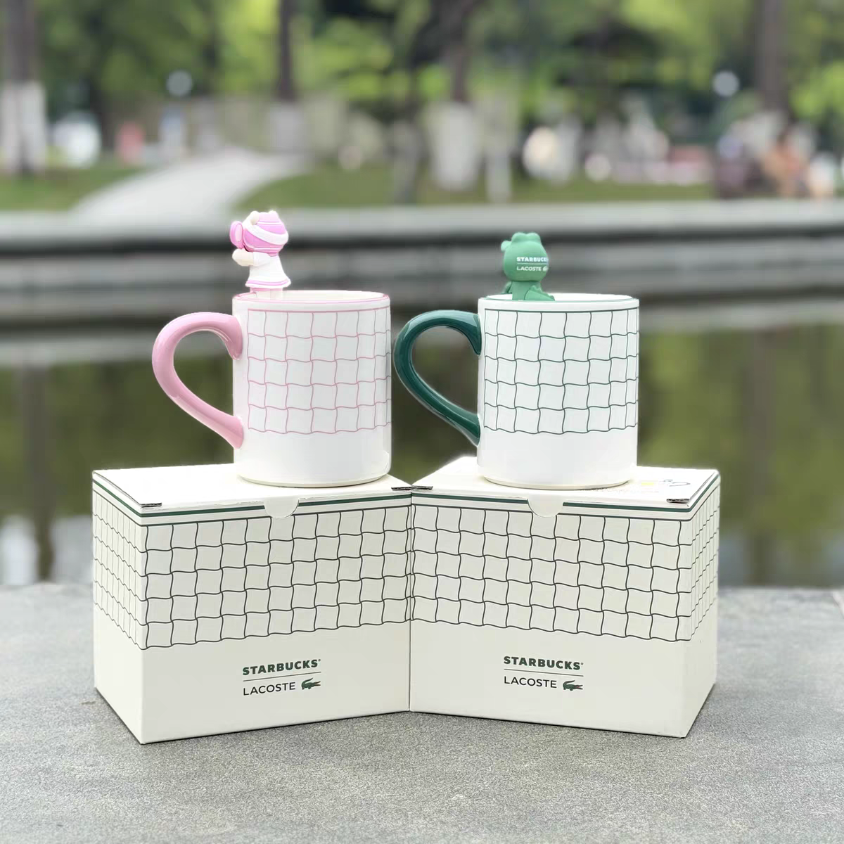 2026 NEW Starbucks 12oz Tennis Bear Ceramic Mug Collectible