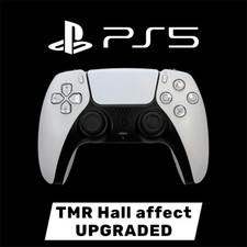 ?? TMR Hall Effect Anti Stick Drift ??? Upgraded- White PS5 Controller