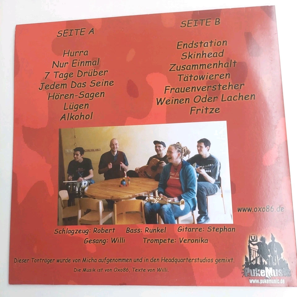 OXO 86 - " FRÖHLICH SEIN UND SINGEN " - ORG. LP 2004 - BERLIN - TOXPACK - TOP - Bild 2 von 4