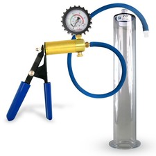 LeLuv ULTIMA Premium Hose Penis Pump  Wide Flange Untapered Seamless Cylinder