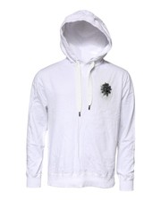 Preloved dolce & gabbana Hooded Sweatshirt Embellished Men White Sweaters