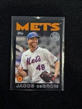 2021 Topps Update - 1986 Topps 35th Anniversary Jacob deGrom #86B-47 Black /299