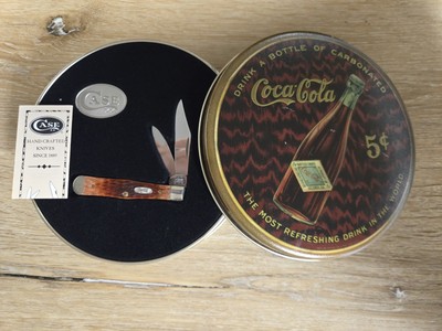 Case XX 6225 1/2 Coke Bottle Coca Cola Themed 2 Blade Pocket Knife | eBay