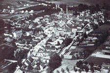 Daber/Dobra (?obez) - aerial view of the city (Pomerania) 1931