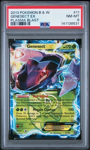 Genesect-EX graded PSA 8 for sale on eBay