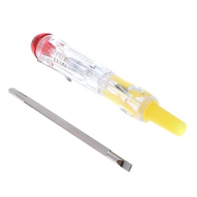 Circuit Tester Pen with Double for Head Electric Contact Voltage Tester Flat