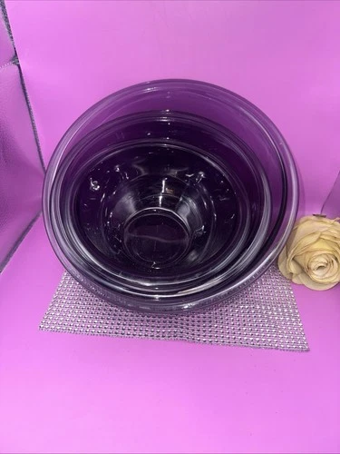 Set of 3 Vintage Pyrex Purple Amethyst Glass Nesting Mixing Bowls  322 323 325