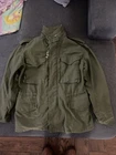 Alpha Industries OG-107 US Military M-65 Field Jacket Vietnam War Era Vintage