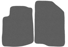 Front Fußmatten Velour für Peugeot 208 2012-2019, Graphit x14 Rand