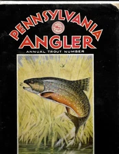 Lot of 1930's PENNSYLVANIA ANGLER PA Magazine (5) ISSUES