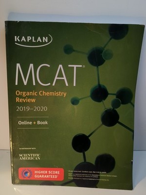 MCAT Organic Chemistry Review 2019-2020: Online + Book by Kaplan Test Prep