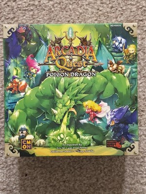 CMON Arcadia Quest Poison Dragon Kickstarter Exclusive Board Game