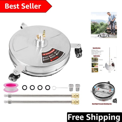 #ad 15quot; Stainless Steel Pressure Washer Cleaning Tool with Quick Connect amp; 4000 PSI $141.99