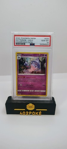 HATTERENE HOLO 020/073 CHAMPION'S PATH POKEMON PSA 10