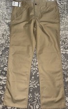 Women  s Carhartt Size 14 Regular Tan Jeans