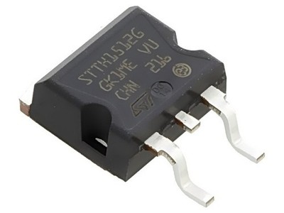 1x STTH1512G / STTH1512G-TR 1200V 15A Fast Recovery Diode D2PAK Neu