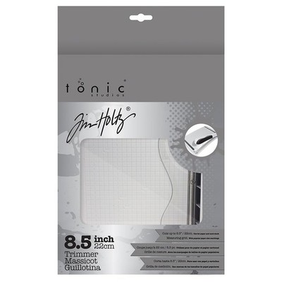 Tonic Studios Paper Cutter Tool - Guillotine Trimmer Small 8.5'', White 