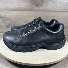 Keen Utility PTC Oxford Shoes Chef Work Black Leather Lace Up Mens Size 10.5