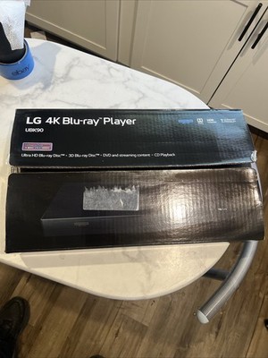 LG UBK90 4K Ultra HD HDR Blu-ray Player Black Ultra (Parts /Repair) No Power
