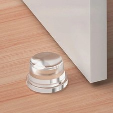 Transparent Silicone Door Stopper No Drill Anti-Bump Pad Home Office Safety UK