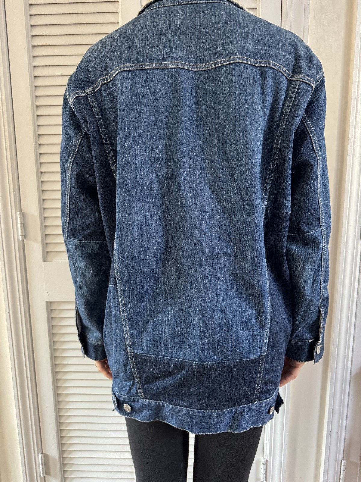 Isabel Marant RARE Sherpa lined patchwork Denim J… - image 6