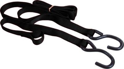 Powertye Deluxe Snowmobile Tow Strap Black