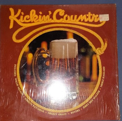 K-Tel Kickin' Country 12'' Black Vinyl LP 33 RPM Stereo Compilation K-TEL 3560