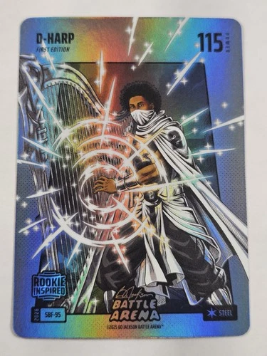 2026 BoBA Battle Arena Silver Steel Battlefoil SP SBF-95 D-Harp Dylan Harper RC