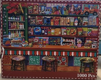 Candy Shop 1000 Teile Puzzle Bunte Süßwarenladenszene Erwachsene Puzzle