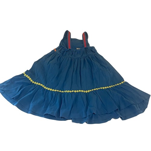 GYMBOREE Dress 5 Rainbow Cabana Line, Tiered With Trim Size 5 - Picture 4 of 6