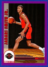 2022-23 NBA Hoops Jabari Smith Jr. Tribute Purple Rookie RC #283 Houston Rockets