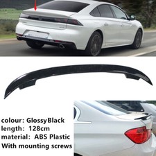 Fit For Peugeot 508 II 2019-2022 Rear Boot Trunk Racing Spoiler Wing Universal