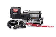 Genuine Warn 4000 lb DC Winch - with wire rope - 12V. 94000
